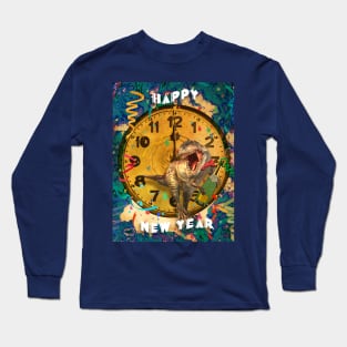 Jurassic New Year's Eve Long Sleeve T-Shirt